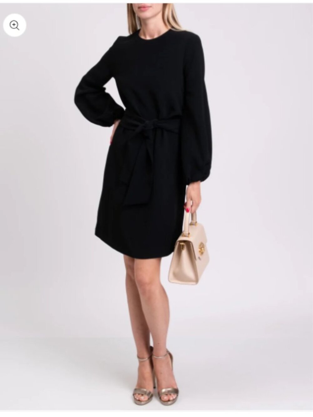 GIANLUCA CAPANNOLO Shift Dress — Black — Made in Italy - size M